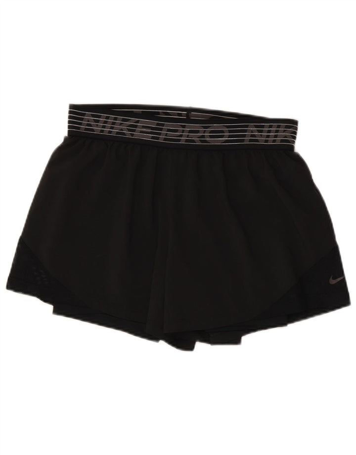 Nike - Pantalones cortos deportivos con gráficos para mujer, talla 40, talla M, color negro