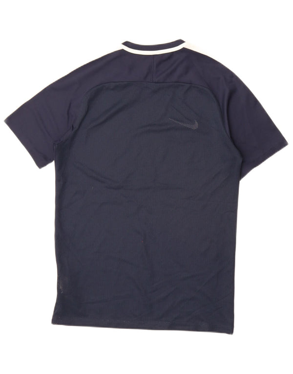 Camiseta Nike Dri Fit para hombre Top Small Azul marino Poliéster