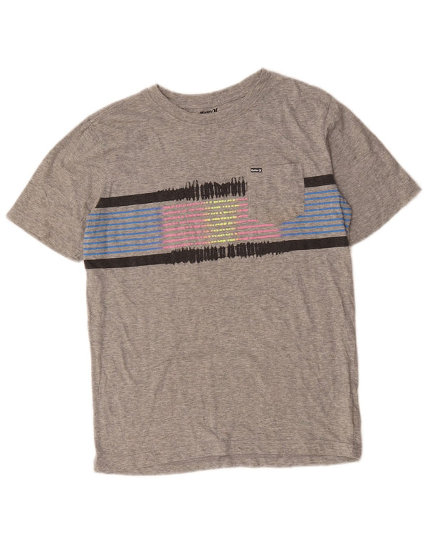 Hurley Camiseta Gráfica Niña Top 14-15 Años XL Gris Algodón