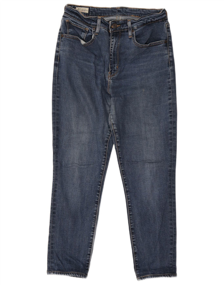 Levi's Vaqueros Cortos De Cintura Alta Para Mujer W28 L25 Azul