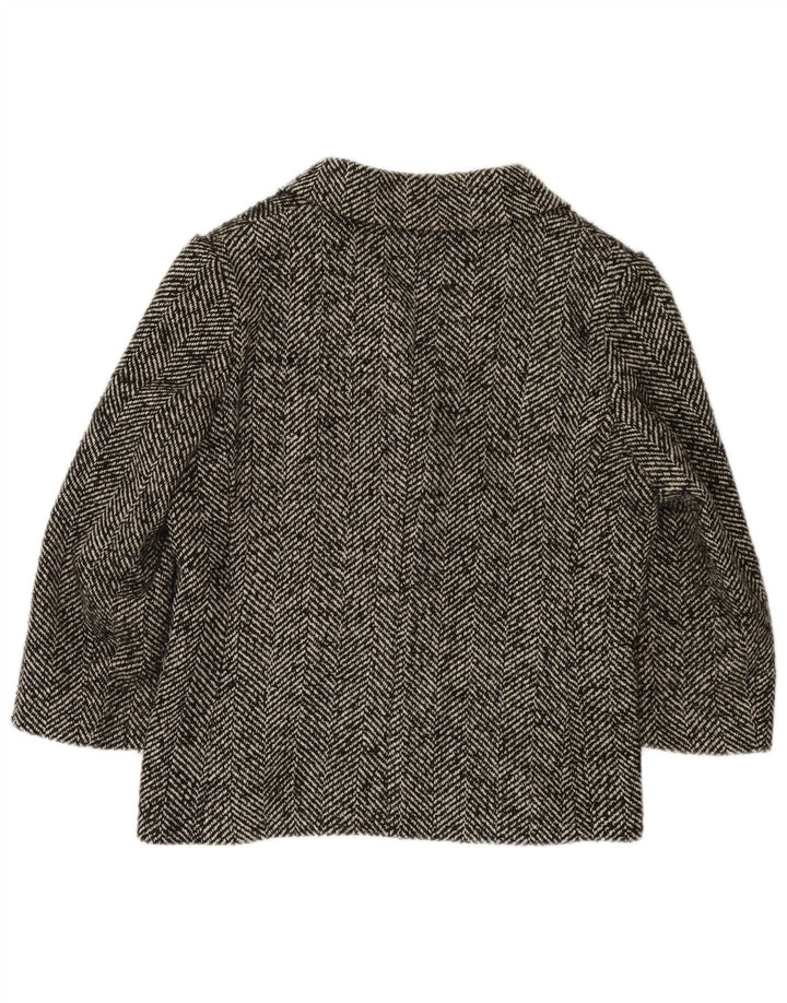 Liu Jo Chaqueta Blazer de Manga 3/4 para Mujer UK 44 Gris Medio Espiga