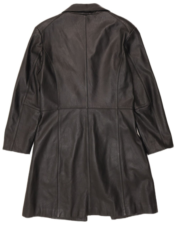 TCM Abrigo de cuero para mujer UK 46 Grande Piel de cordero negra