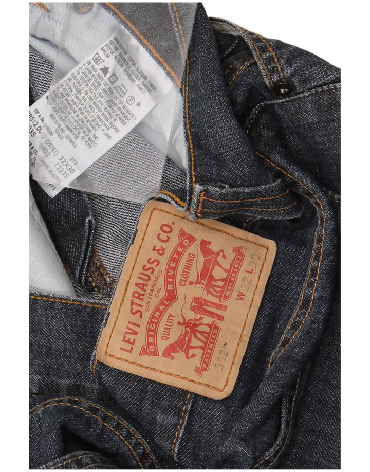 Levi's Mujer 512 Vaqueros Bootcut W32 L30 Algodón Azul Marino