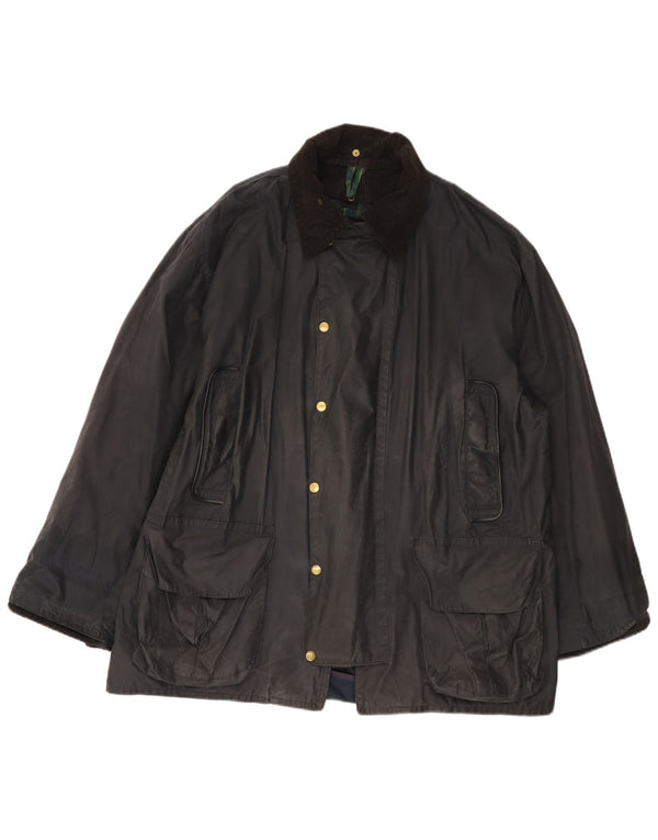 Fermoy Chaqueta de algodón encerado para hombre UK 42 XL Azul marino