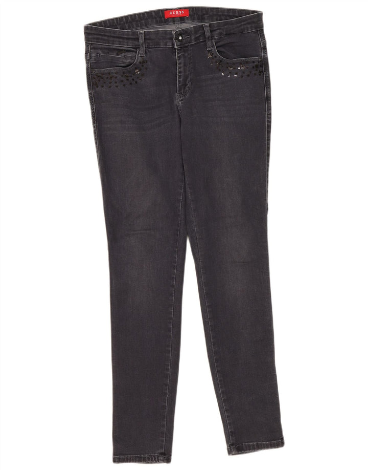 Vaqueros Guess Mujer Skinny W30 L30 Algodón Gris
