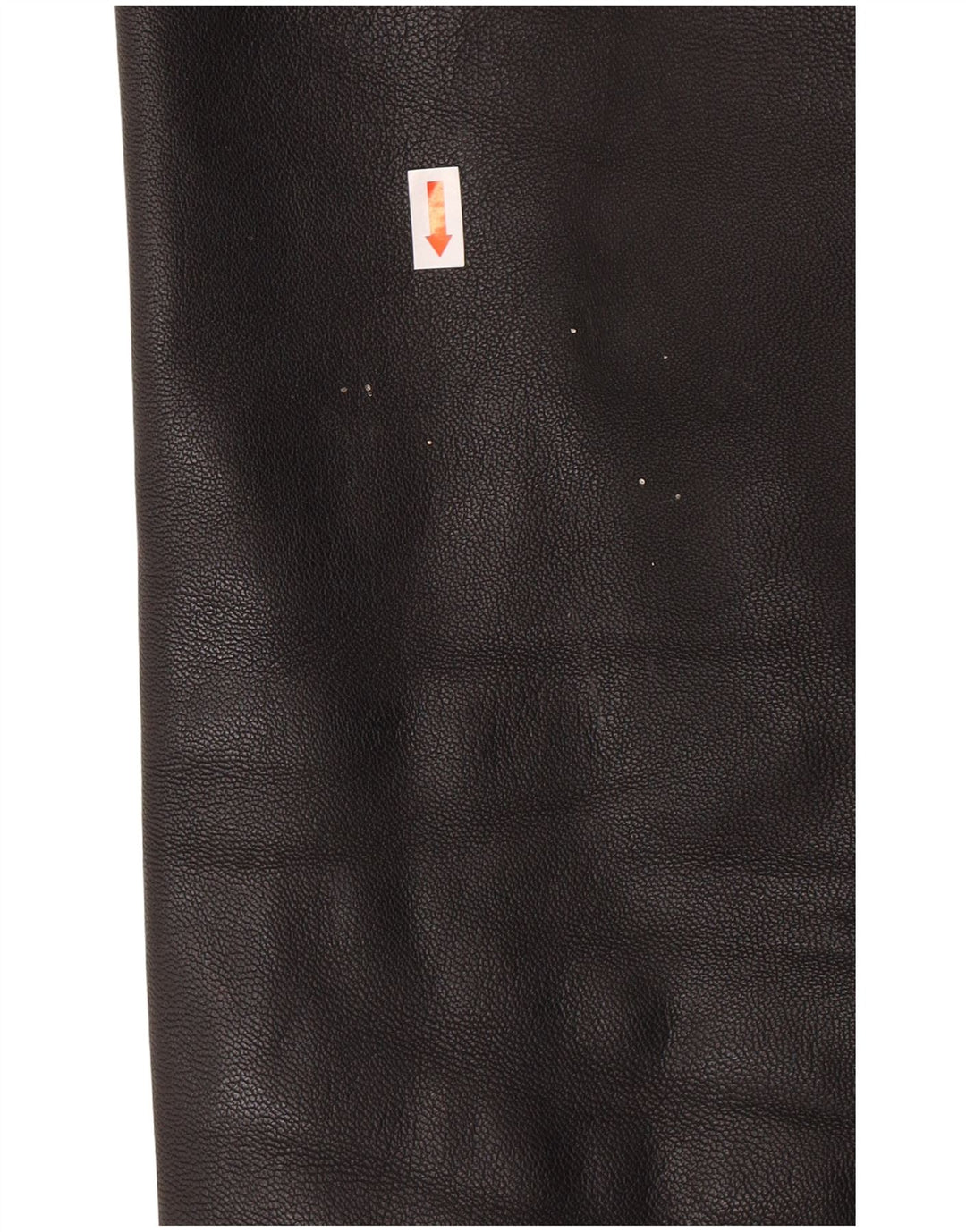 ROUTE 66 Chaqueta de cuero para hombre UK 40 Grande Cuero negro