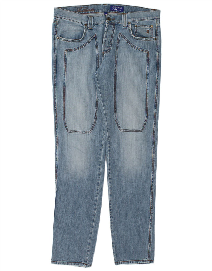 Vaqueros rectos para hombre Jeckerson W36 L34 Algodón azul