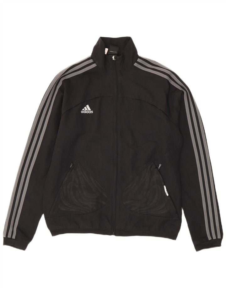 Adidas Boys Predator Chándal Top Chaqueta 13-14 Años Negro Poliéster