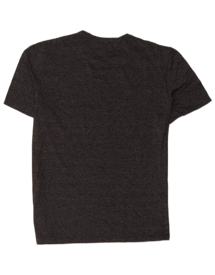 Cos Camiseta para hombre Top de algodón moteado gris medio