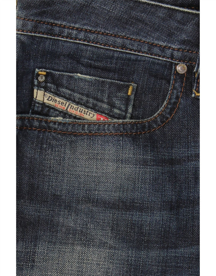 DIESEL Jeans Buster Regular Slim Tapered para hombre W29 L30 Algodón azul marino