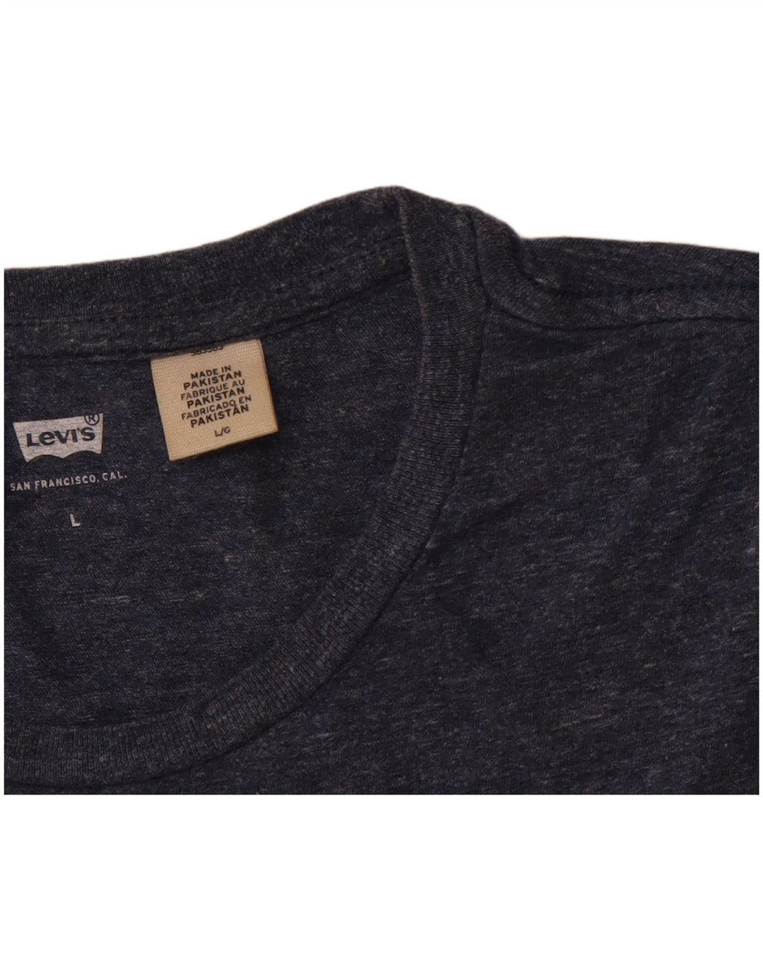LEVI'S Camiseta gráfica para hombre Top grande azul
