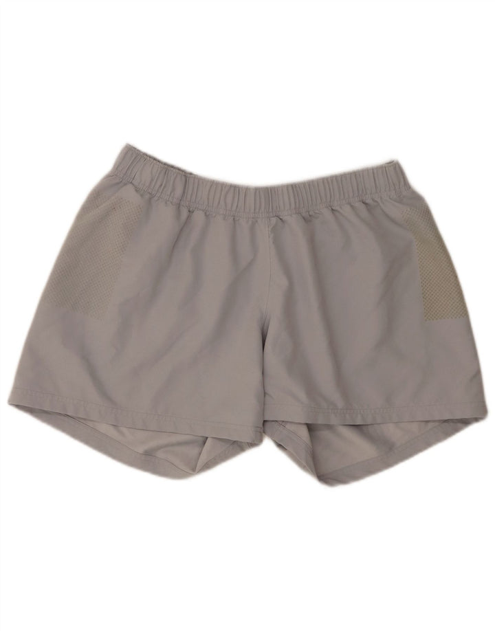 Nike Dri Fit Graphic - Pantalones cortos deportivos para mujer, talla 40, poliéster gris grande