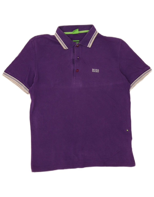 Polo Hugo Boss Hombre Algodón Morado Medio