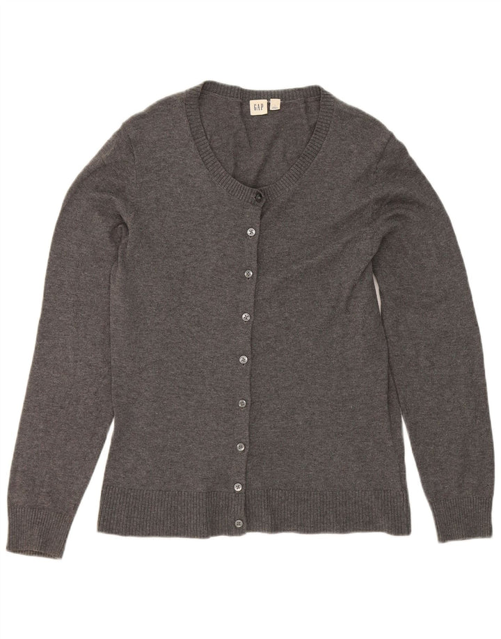 Gap - Cárdigan para mujer, talla 40, algodón gris grande