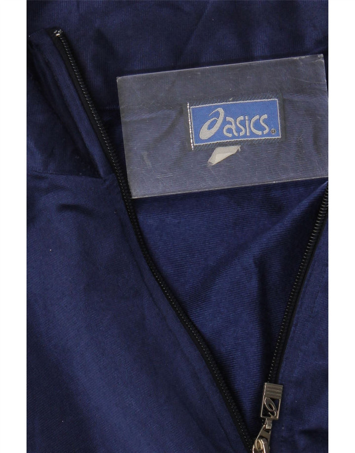 Asics Hombre Graphic Chándal Top Chaqueta XL Azul Marino