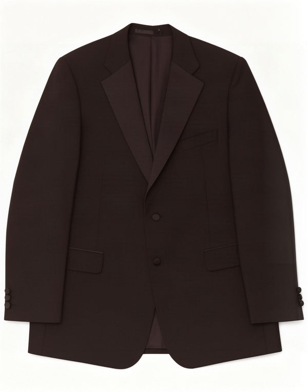 Marks & Spencer Chaqueta tipo blazer de 2 botones para hombre UK 46 XL Poliéster negro