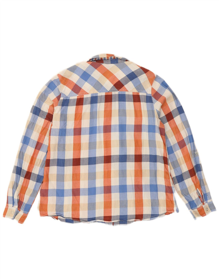 Marks & Spencer Camisa de franela para mujer UK 40 Mediana Cuadros multicolores