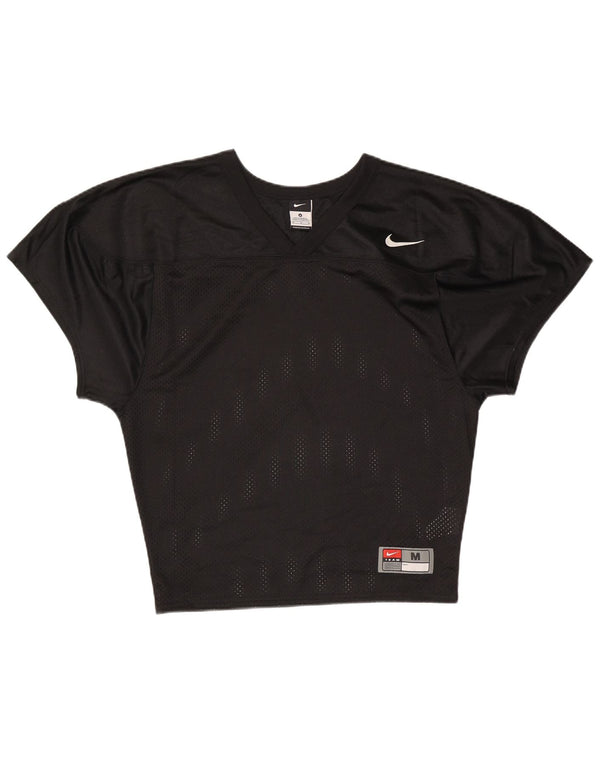 Camiseta NIKE para mujer Top UK 44 Mediano Negro Poliéster