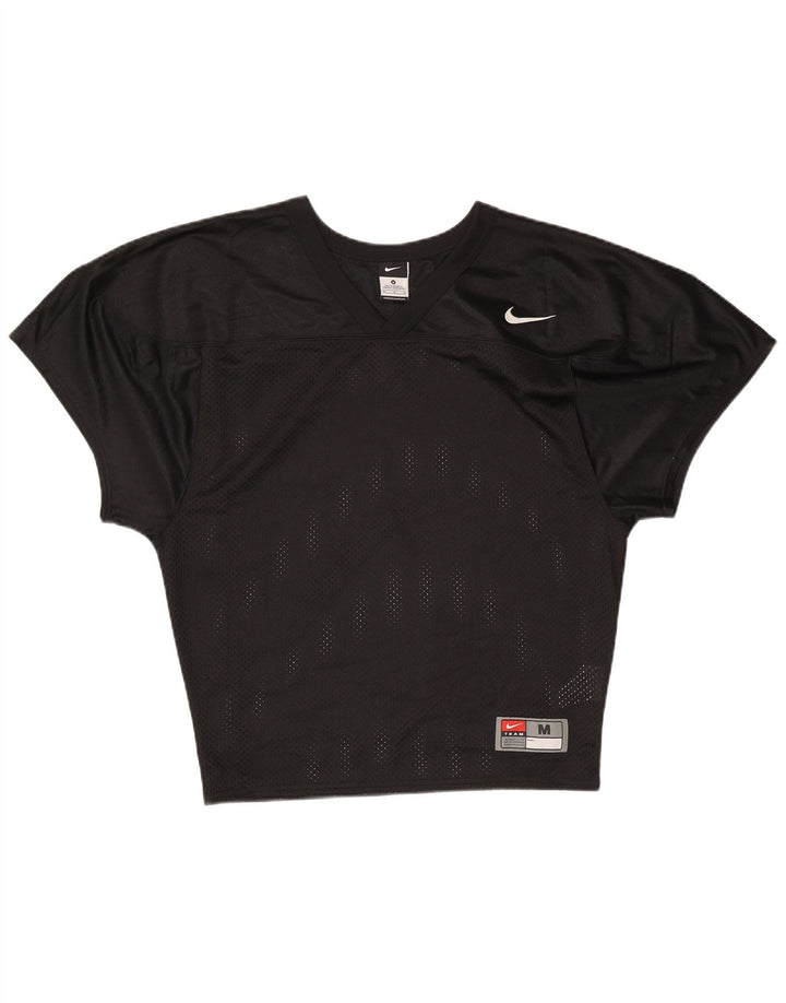 Camiseta NIKE para mujer Top UK 44 Mediano Negro Poliéster