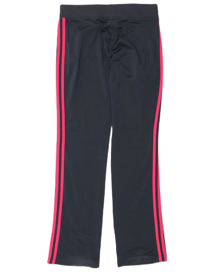 Adidas Pantalones de chándal para mujer UK 10 Small Azul marino Poliéster