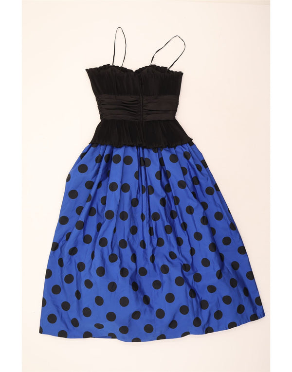 TRINA LEWIS & MARJON COUTURE Womens Maxi Dress UK 14 Medium Blue