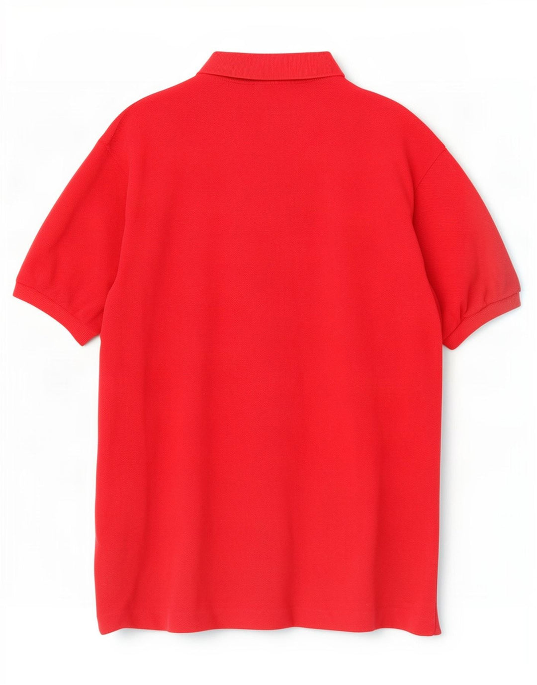 Polo Lacoste para hombre talla 7 2XL algodón rojo