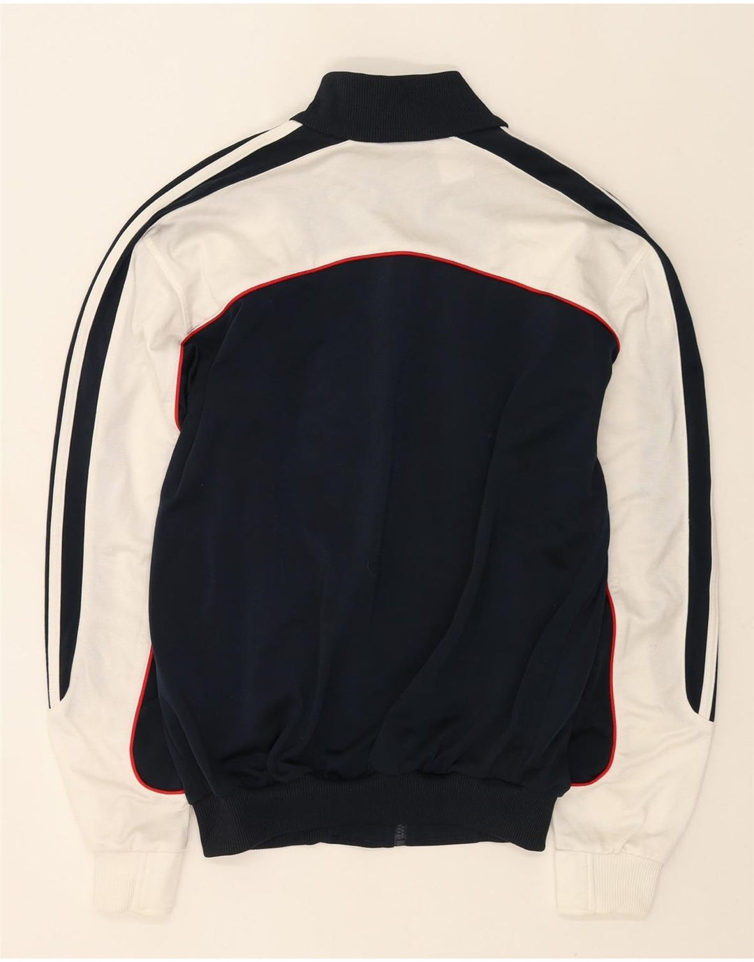 ADIDAS Chaqueta de chándal para hombre UK 36/38 Small Azul marino Colorblock