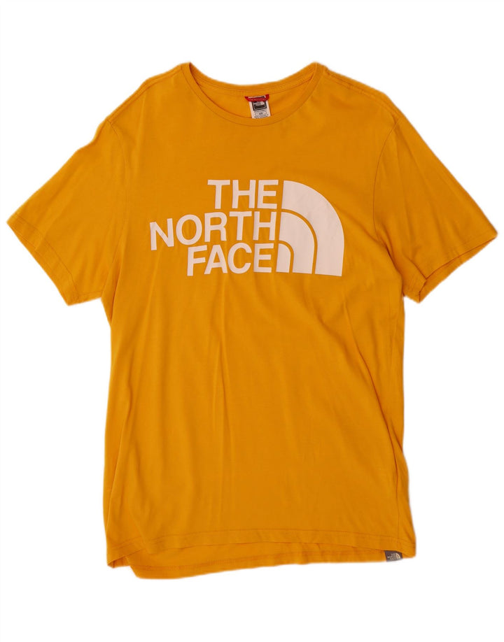 The North Face Camiseta Gráfica Para Hombre Top Algodón Amarillo Medio