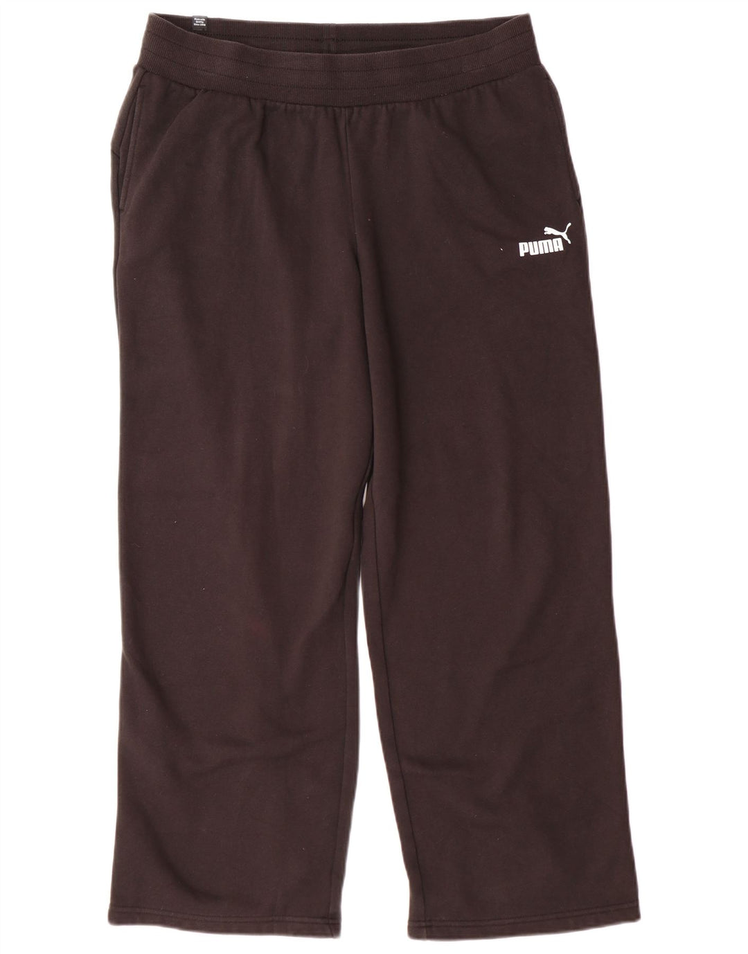 Puma - Pantalón cortavientos para mujer, talla 40, talla grande, algodón negro