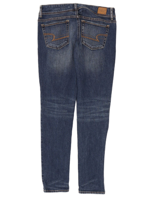 American Eagle Jeans ajustados para mujer US 6 Medium W30 L29 Algodón azul marino
