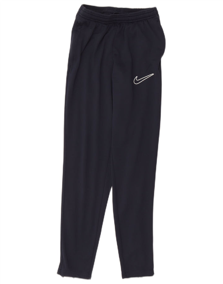 NIKE Hombre Dri Fit Graphic Chándal Pantalones Pequeños Poliéster Azul Marino