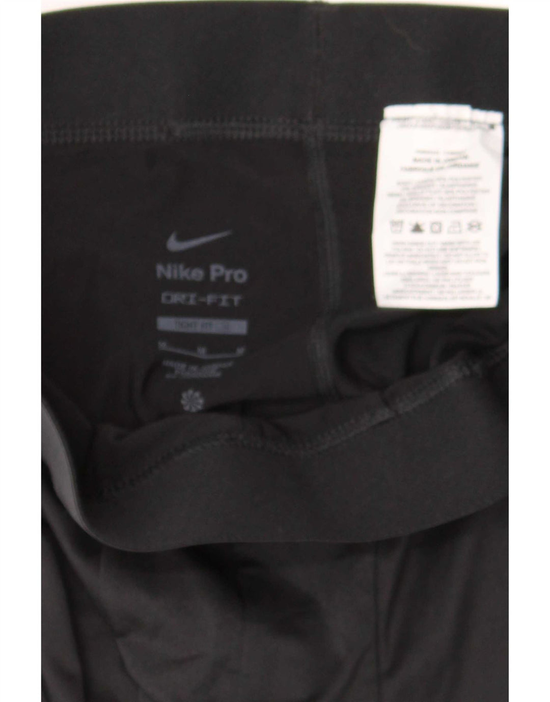 Nike Leggings ajustados para mujer, talla 40, poliéster negro mediano