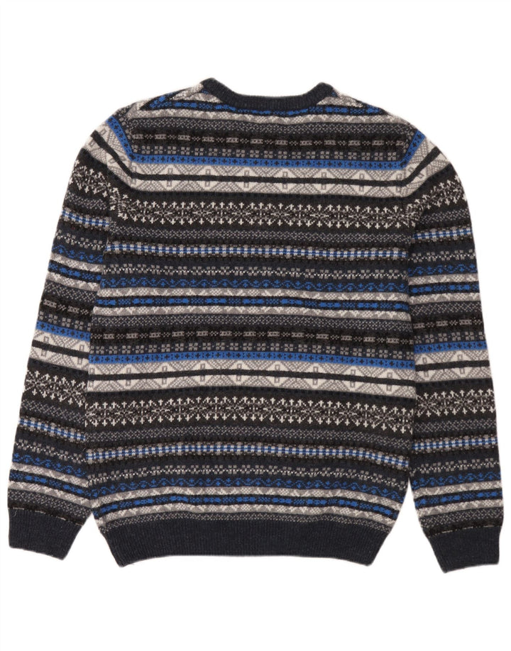 Esprit Jersey De Cuello Redondo Para Hombre Jersey Mediano Multicolor Fair Isle