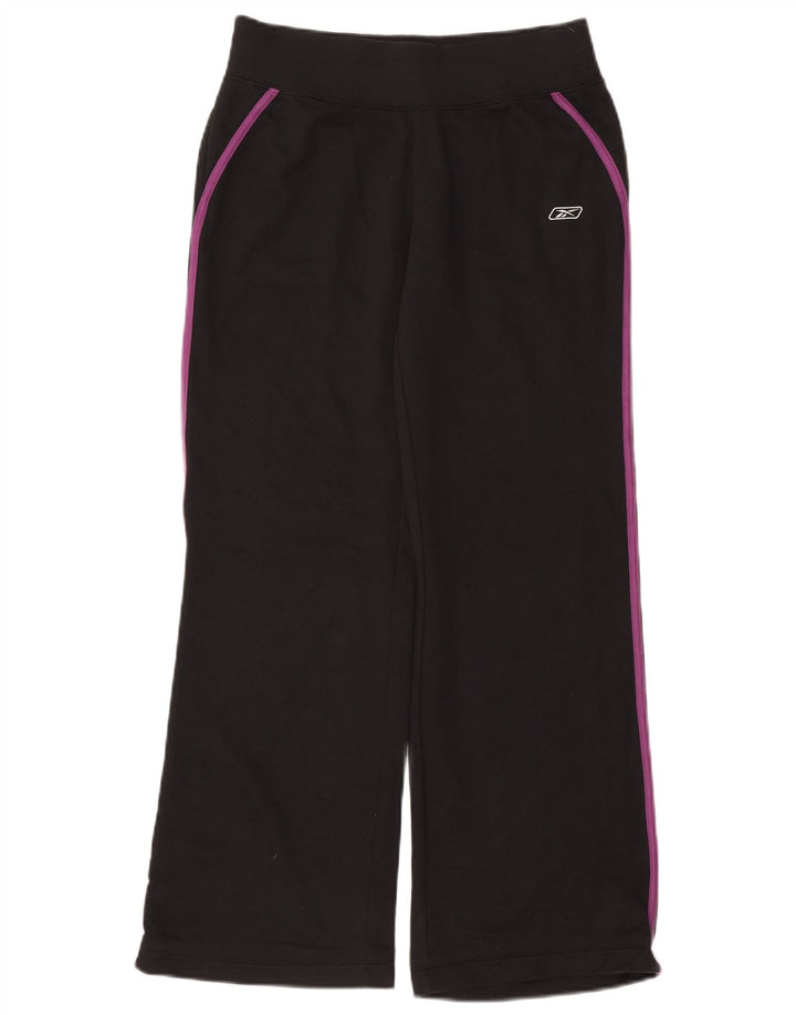 Reebok Pantalones de chándal para mujer UK 10 Small Black Cotton