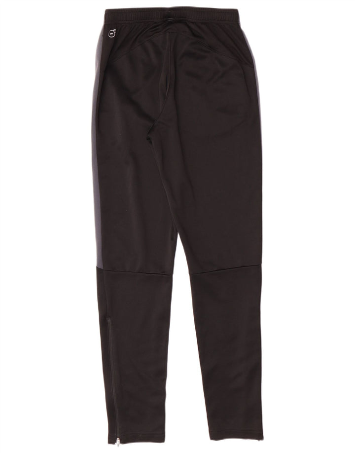 Puma Pantalones De Chándal Para Hombre Pequeños Poliéster Color Block Negro