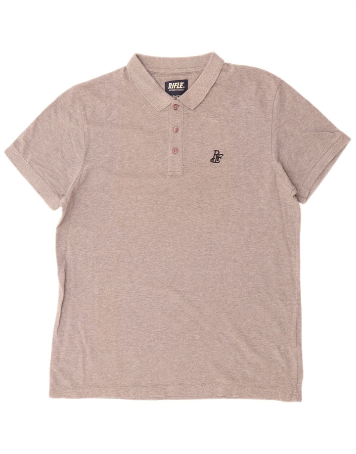 RIFLE Polo Hombre XL Algodón Gris