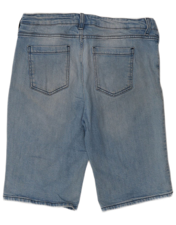 Marks & Spencer Bermudas vaqueras para mujer UK 16 Large W32 Algodón azul