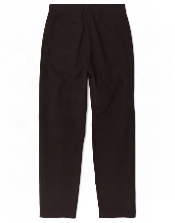 Pantalones chinos cónicos de cintura alta para mujer Marks & Spencer W28 L28 Negro