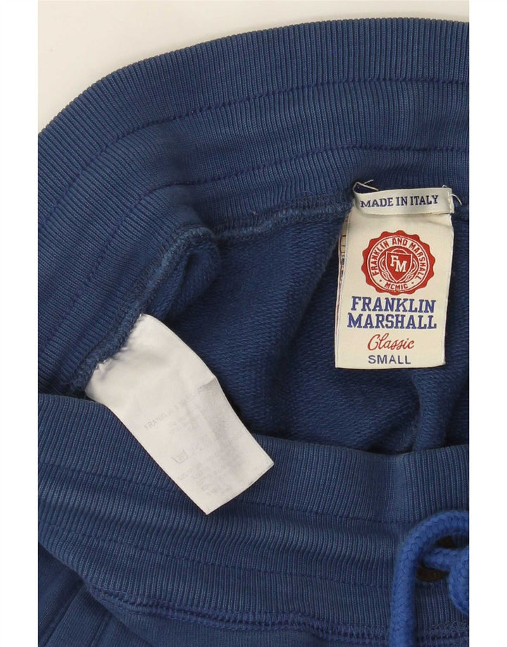 Franklin Marshall Hombre Pantalones De Chándal Joggers Pequeño Algodón Azul