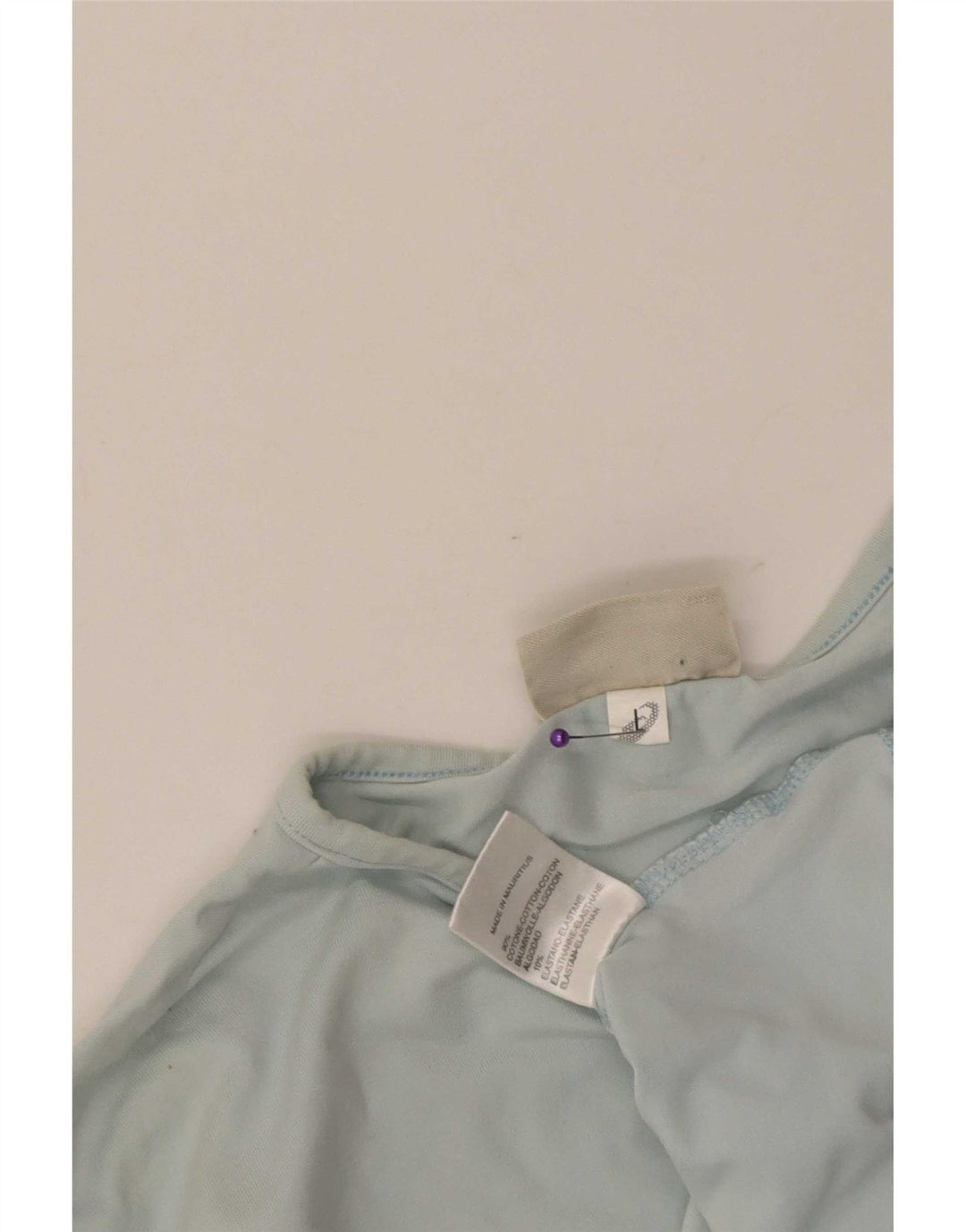 Asics - Camiseta de manga larga para mujer, talla 40, talla grande, algodón azul