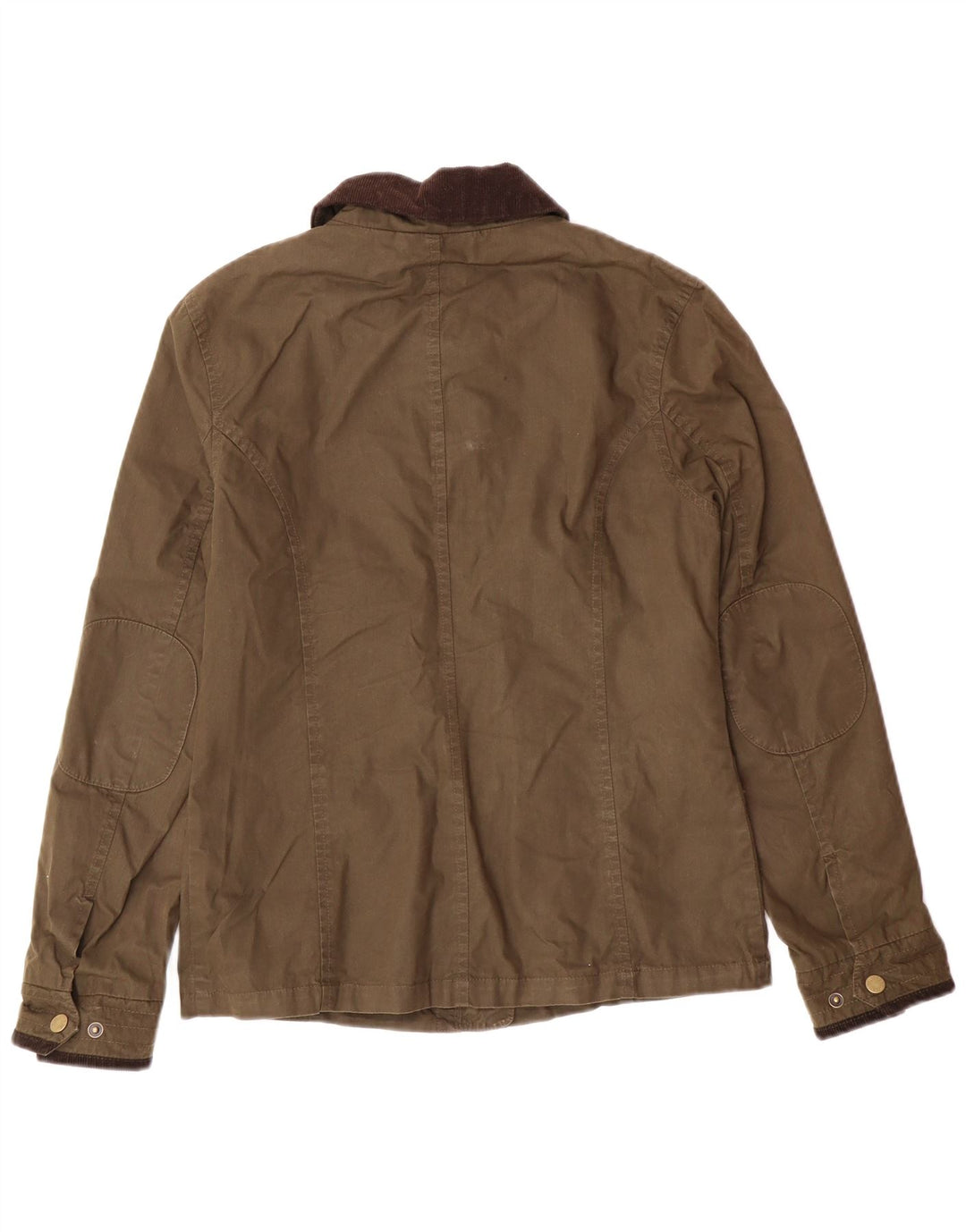 JACK WILLS Chaqueta utilitaria para mujer UK 8 Small Khaki Cotton