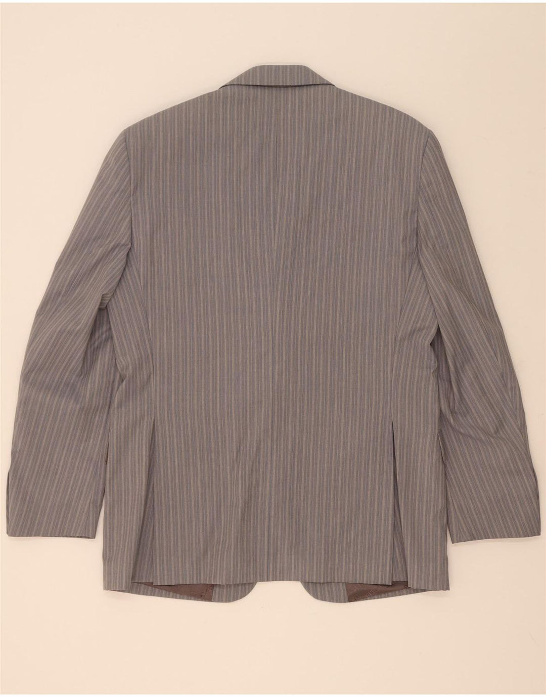 Ferre Traje de 2 piezas con 3 botones para hombre IT 50 Large W34 L33 Viscosa a rayas grises