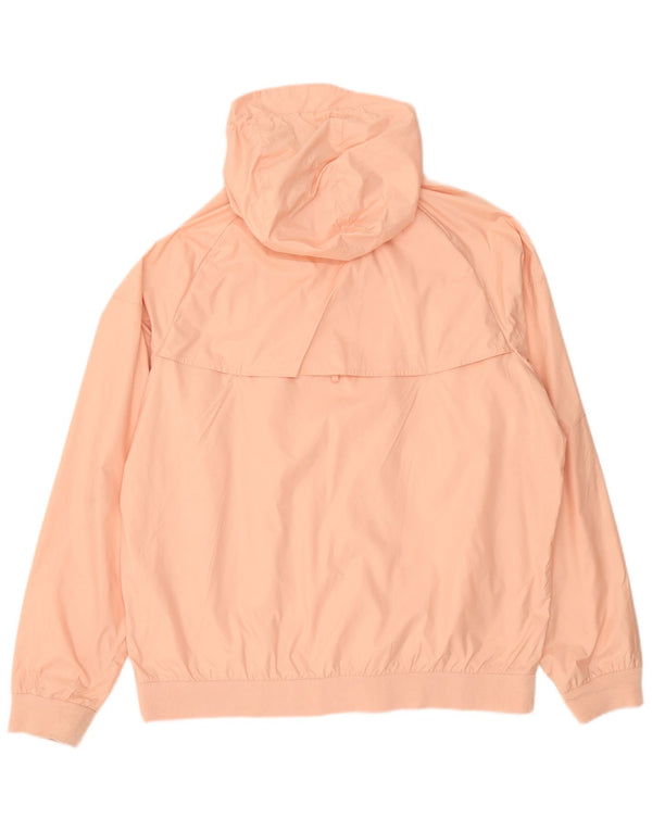 Nike Chaqueta impermeable con capucha y ajuste holgado para mujer UK 40 XL Poliéster rosa