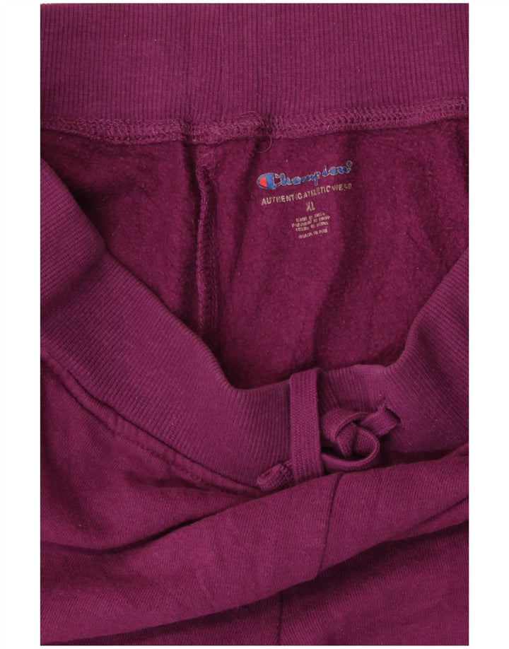CHAMPION Pantalones de chándal gráficos para mujer Joggers UK 18 XL Algodón morado