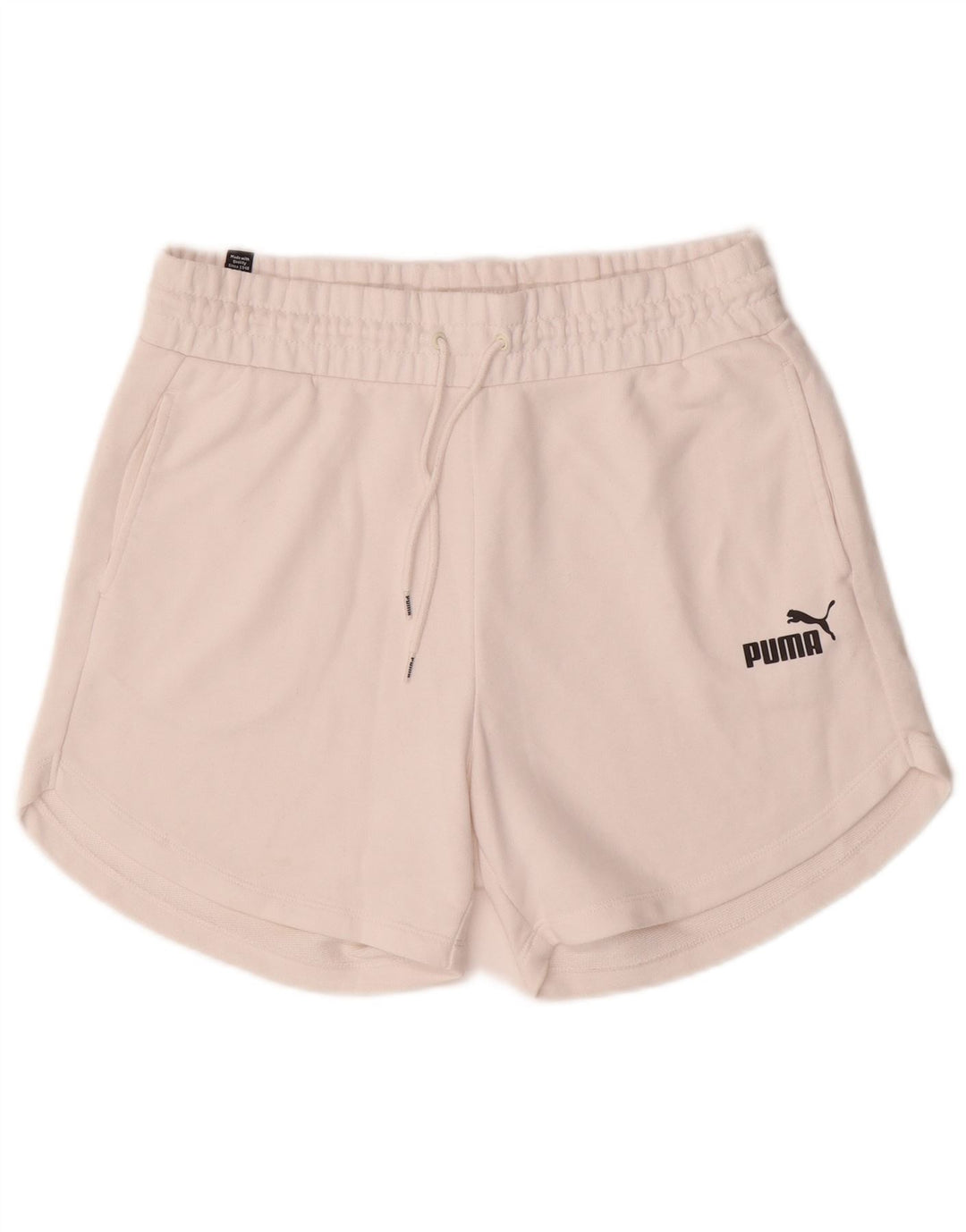 Puma - Pantalones cortos deportivos para mujer, talla 40, talla mediana, color blanco