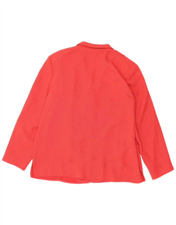 Avalon Chaqueta Blazer de 4 Botones para Mujer UK 20 2XL Poliéster Rosa