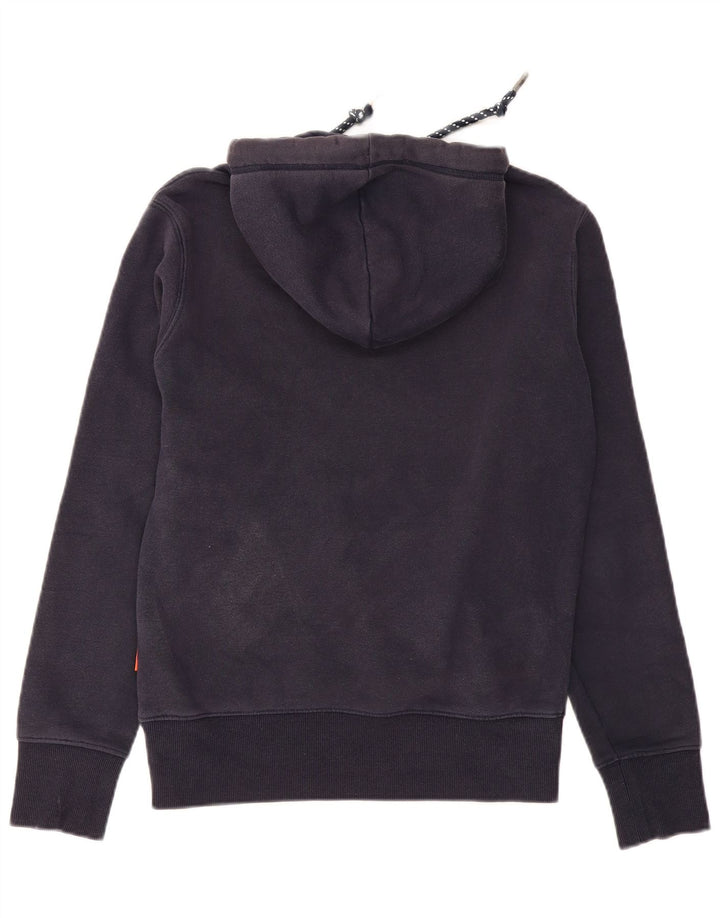 Superdry Hombre Sudadera Con Capucha Jumper Medium Azul Marino Algodón