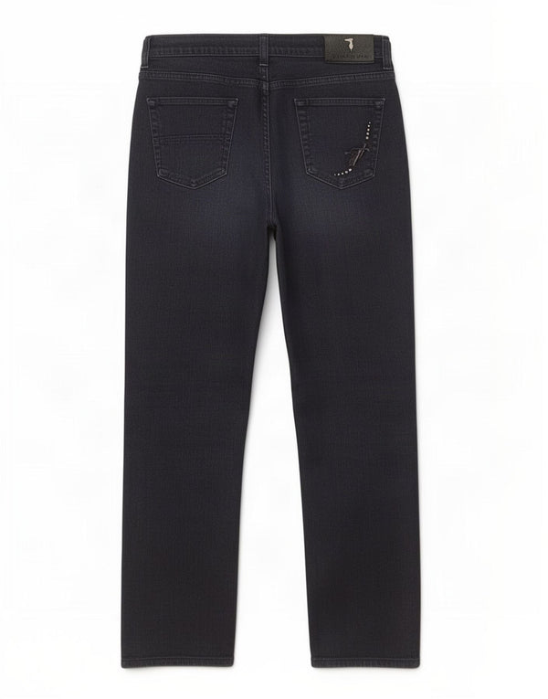 Vaqueros Trussardi Mujer Rectos W28 L30 Azul Marino Algodón