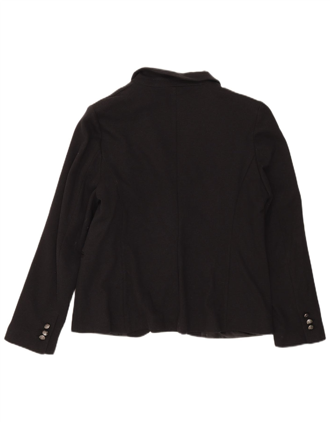Marks & Spencer Chaqueta tipo blazer con 1 botón para mujer UK 46 Grande Algodón negro