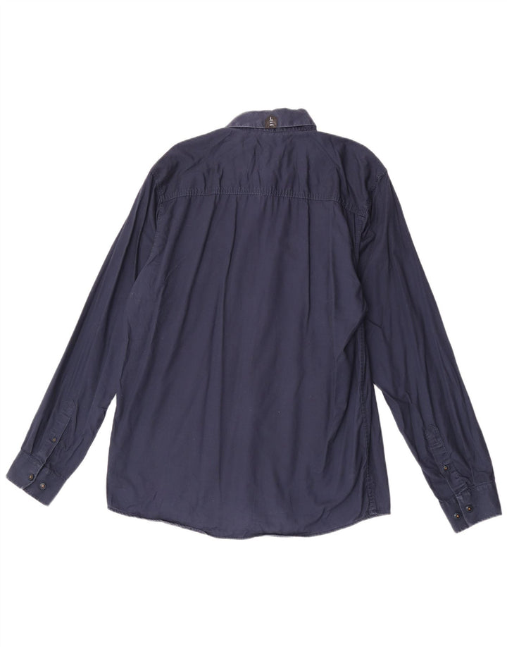 Camisa Jack & Jones Hombre XL Azul Marino Algodón